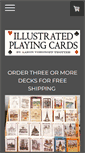 Mobile Screenshot of illustratedplayingcards.com